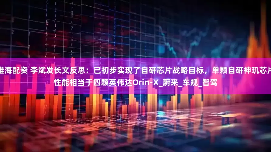 维海配资 李斌发长文反思：已初步实现了自研芯片战略目标，单颗自研神玑芯片性能相当于四颗英伟达Orin-X_蔚来_车规_智驾